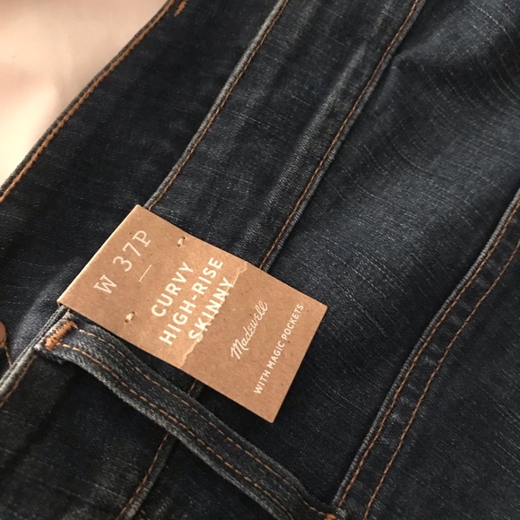 Madewell curvy high rise size 37 NWT - Picture 4 of 4